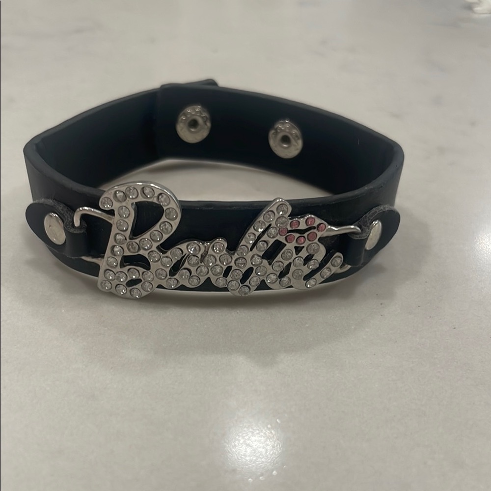Barbie Black Bracelet with Silver Accents